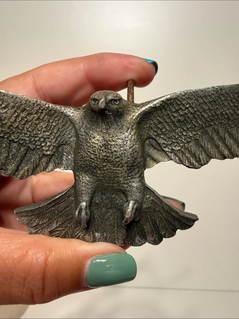 Swooping Eagle Belt Buckle Vinegarron Foundries Made in USA 1978